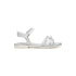 Sandali bianchi con applicazione di strass Miss Angel, Scarpe Bambini, SKU k285000133, Immagine 0